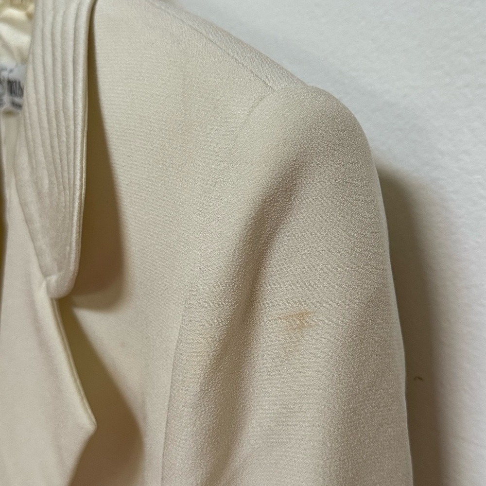 Frascara Embellished Cream 2 Piece Skirt Suit - Picture 13 of 14